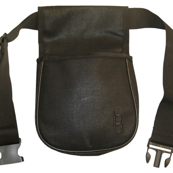 Bob Allen 23284 Classic Divided Shell Pouch Leather 50rd Belt Mount 26-50″ Belt