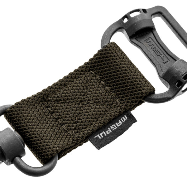 Magpul MAG519-RGR MS1/MS4 Sling Adapter made of Steel with Maganese Phosphate Ranger Green Finish, Polymer Hardware, Nylon 1.25″ Webbing & Two to One-Point Design for AR-15, M4, M16, AK-Platform & AKM