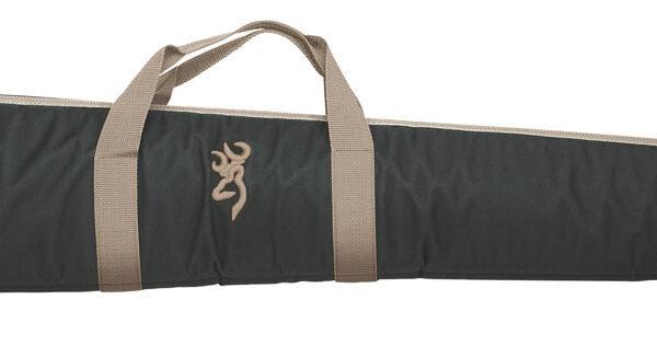 Browning 1410049152 Plainsman Shotgun Case Black/Tan 600D Polyester 52″