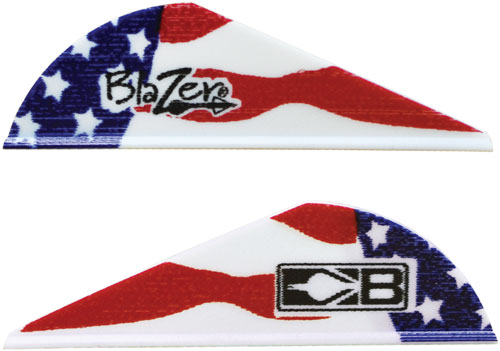 BOHNING BLAZER VANES TRUE – COLOR 2″ AMERICAN FLAG 36PK