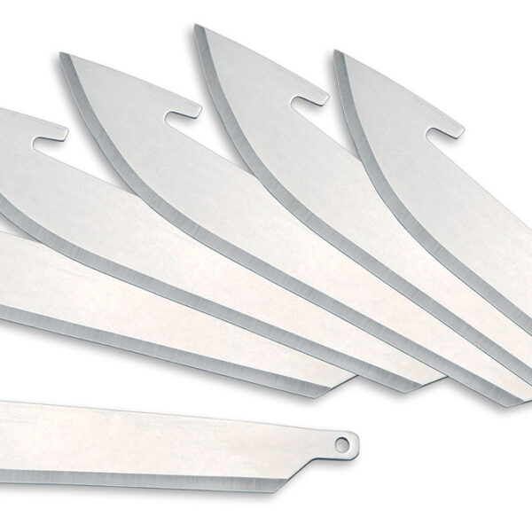 Outdoor Edge RR306 Replacement Blades RazorLite Drop Point 3″ 420J2 Stainless Steel Blade Silver 6 Blades