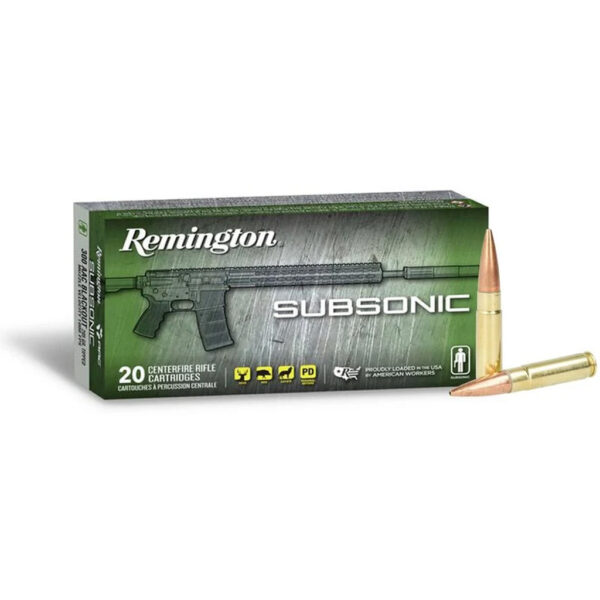 Remington Subsonic Centerfire Rifle Ammo 360 BHMR 250 gr. BHP
