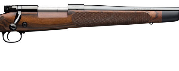 Winchester Repeating Arms 535239220 Model 70 Super Grade 308 Win Caliber with 5+1 Capacity, 22″ Barrel, High Polished Blued Metal Finish & AAA French Walnut Stock Right Hand (Full Size)