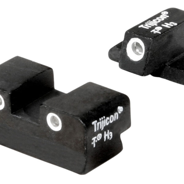 Trijicon 600988 Bright & Tough Night Sights Green/Tritium White Outline Front Sight-Green/Tritium White Outline Rear Sight FN509