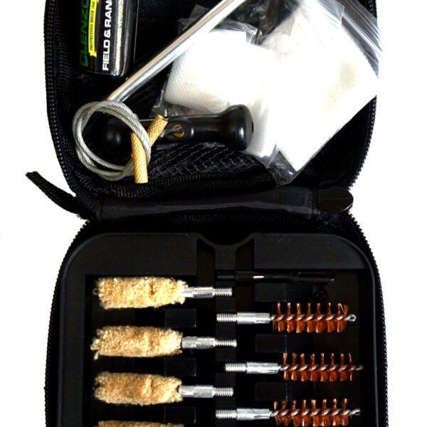 Clenzoil 2328 Field & Range Cleaning Kit Multi-Caliber Pistol/17 Pieces Black