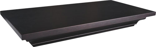 LOCKDOWN IN PLAIN SIGHT SHELF – STAINED 24″WX11.75″HX3.25″D