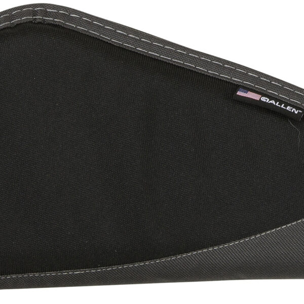 Allen 44411 Deluxe  Handgun Case Black w/Gray Trim, Foam Padding, Non-Absorbent Lining & Lockable Zipper 11″ L