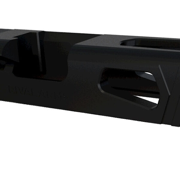 Rival Arms RA10G205A Precision Slide A1 Docter Cut Black QPQ Case Hardened 17-4 Stainless Steel for Glock 19 Gen3