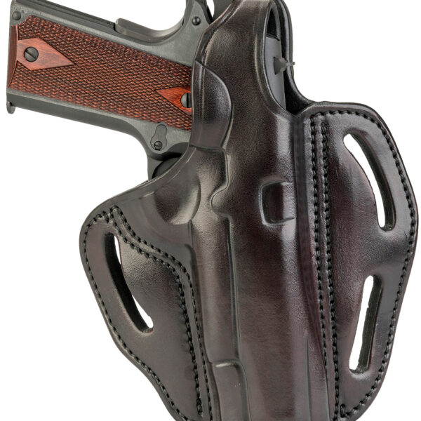 1791 Gunleather BHX1CLSBRR BHX OWB 01 Signature Brown Leather Belt Slide Fits 4-5″ 1911