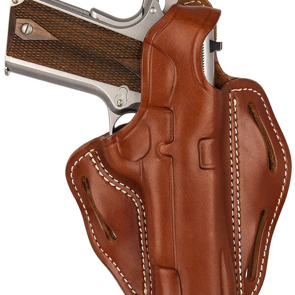 1791 Gunleather BHX1CLCBRR BHX OWB 01 Classic Brown Leather Belt Slide Fits 4-5″ 1911