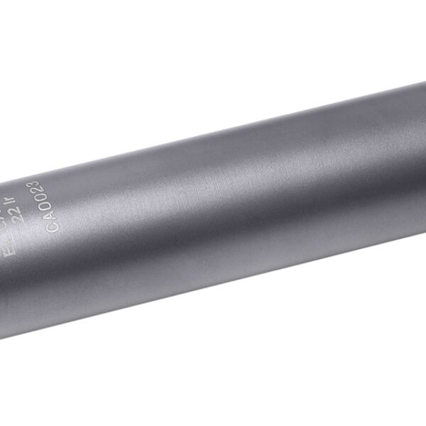 Q LLC SILEC22 El Camino 22 LR .99″ Diameter, Black PVD Titanium/Stainless Steel 1/2″-28 tpi