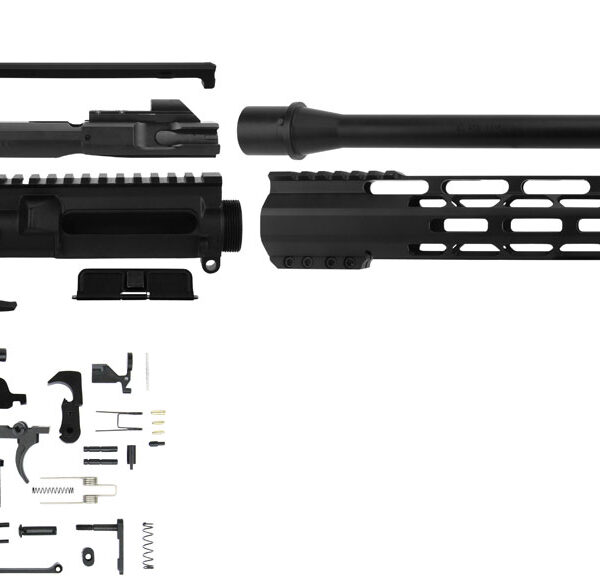 TacFire SSRK45ACPLPK AR Build Kit Sports South Exclusive 45 ACP AR-Platform Black Nitride