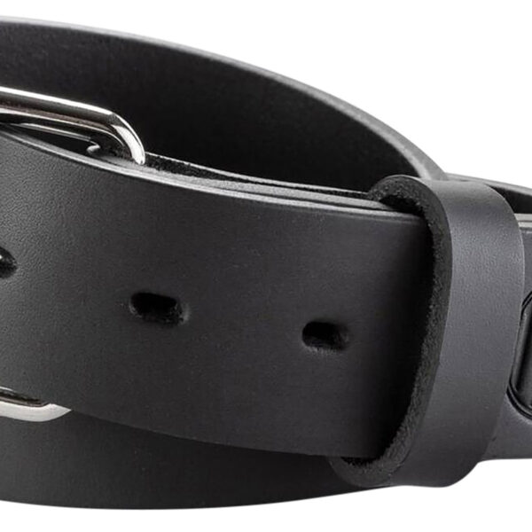 1791 Gunleather BLT014246SBLA 01 Gun Belt Stealth Black Leather 42/46 1.50″ Wide Buckle Closure