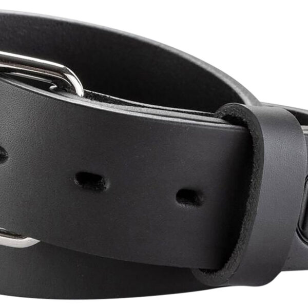 1791 Gunleather BLT014448SBLA 01 Gun Belt Stealth Black Leather 44/48 1.50″ Wide Buckle Closure