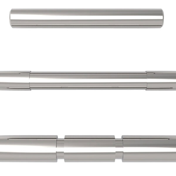 Cross Armory CRGPSSV 3 Pin Set Compatible w/ Glock Gen1-3 Silver Steel