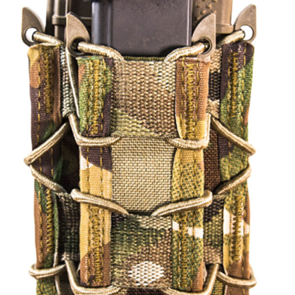 High Speed Gear 13DD10MC TACO Double Decker Mag Pouch MultiCam Nylon Belt Belts 2.25″ Wide Compatible w/ Rifle Compatible w/ Pistol