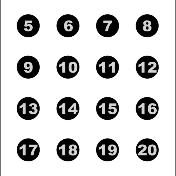 Action Target VB24100 Sighting Military Circle Paper 23″ x 35″ Black/White 100 Per Box