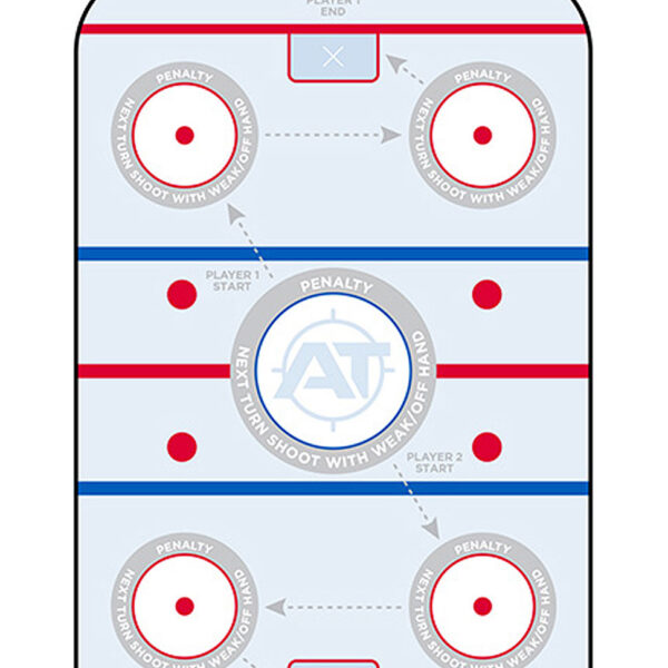 Action Target GSHOCKEY100 Entertainment  Hockey Paper Hanging 23″ x 35″ Blue/White 100 Per Box