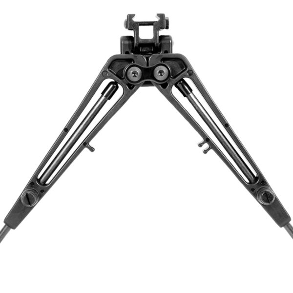 Limbsaver 12650 True-Track Bipod made of Durable Isoplast with Black Finish, Picatinny Rail Attachment, 7-11″ Vertical Adjustment, Rubber Feet & Leg-Lock System