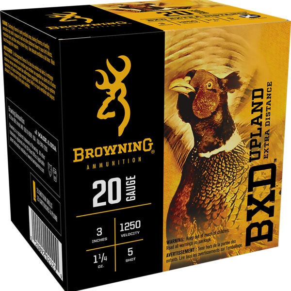 Browning Ammo B193512035 BXD Upland 20Gauge 3″ 1 1/4oz 5Shot 25 Per Box/10 Case
