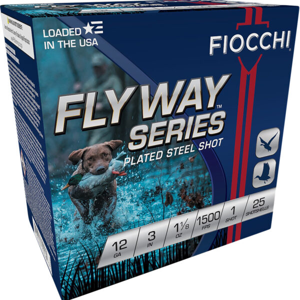 Fiocchi 123ST1 Flyway 12Gauge 3″ 1 1/8oz 1Shot 25 Per Box/10 Case