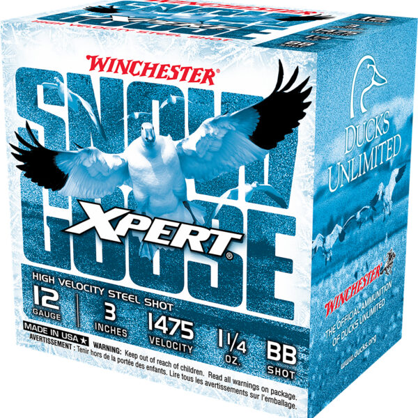 Winchester Ammo WXS123BB Xpert Snow Goose High Velocity 12Gauge 3″ 1 1/4oz BBShot 25 Per Box/10 Case