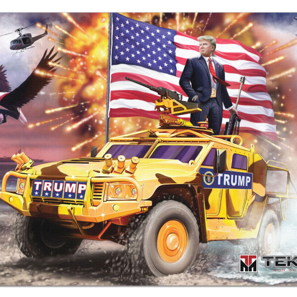 TekMat TEKR17TRUMP Trump Cleaning Mat Multi-Color Rubber 11″x17″ Trump Freedom Portrait
