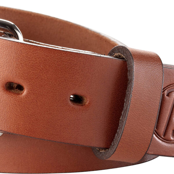 1791 Gunleather BLT014650CBRA 01 Gun Belt Classic Brown Leather 46/50 1.50″ Wide Buckle Closure