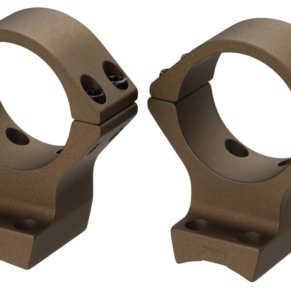 Browning 12542 X-Bolt Scope Mount System X-Lock Burnt Bronze Cerakote Aluminum 34mm Tube, High Rings