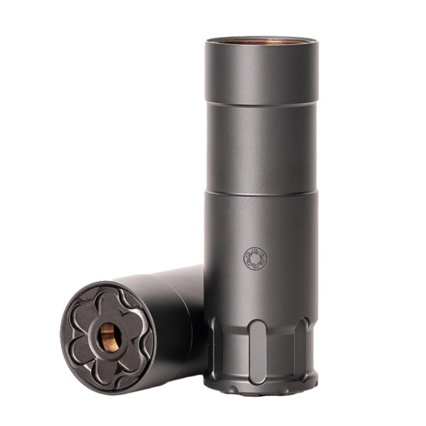 RUGGED SUPPRESSOR OCU22 Oculus22 22 LR 1.06″ Black Cerakote 17-4 Stainless Steel 1/2″-28 tpi