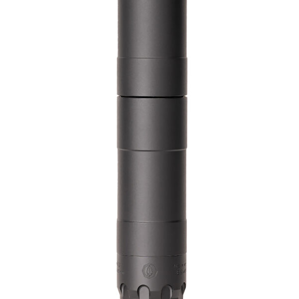 RUGGED SUPPRESSOR OBS0009 Obsidian9 9mm Luger 1.37″ Black Cerakote 17-4 Stainless Steel 1/2″-28 tpi