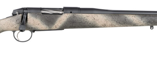 Bergara Rifles BPR33308 Premier Highlander 308 Win 4+1 20″ Sniper Gray Cerakote Fluted Barrel, Sniper Gray Cerakote Stainless Steel Receiver, Woodland Camo Grayboe Stock