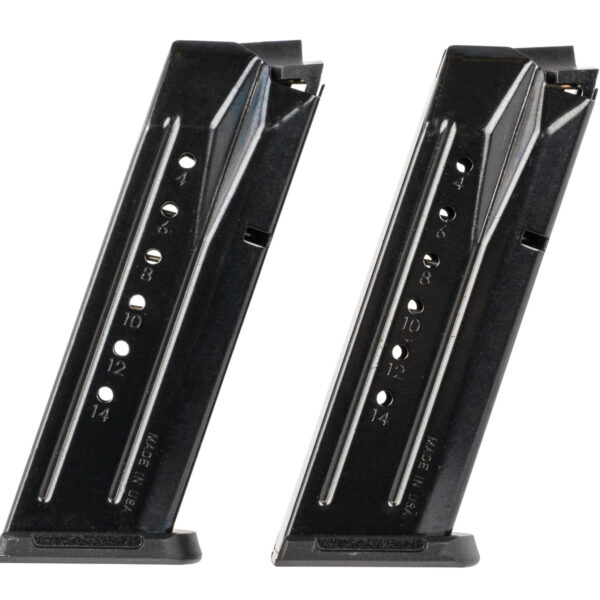 Ruger 90684 Security-9 Value Pack 15rd 9mm Luger Black Oxide Steel 2 Per Pack