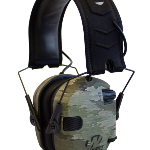 Walker’s GWPDRSEMAIX Razor PRO Digital Electronic Muff Polymer 23 dB Over the Head ATACS-IX Camo/Black Adult