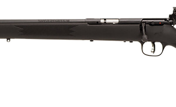 Savage Arms 28901 Mark I FVT Full Size 22 Long/22 Short/22 LR 1rd 21″ Black Satin Heavy Barrel, Satin Black Carbon Steel Receiver, Black Fixed Synthetic Stock, Left Hand