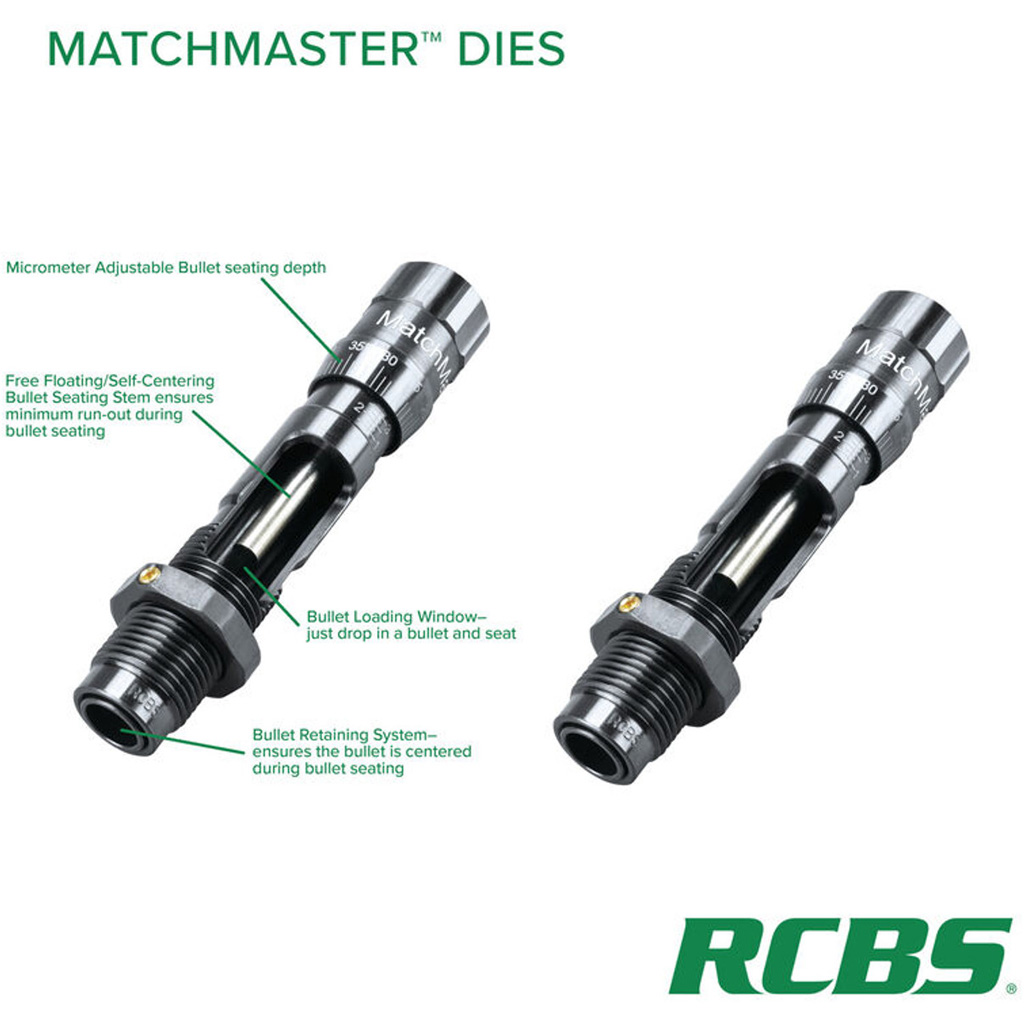 RCBS Matchmaster Comp Seat Die 25 Creedmoor - Image 2