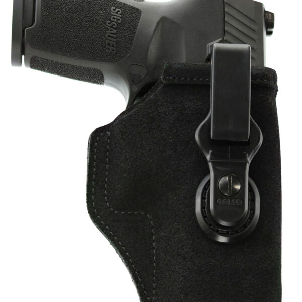 Galco TUC444B Tuck-N-Go 2.0 IWB Black Leather UniClip/Stealth Clip Fits Springfield XD/Mod. 2 Ambidextrous