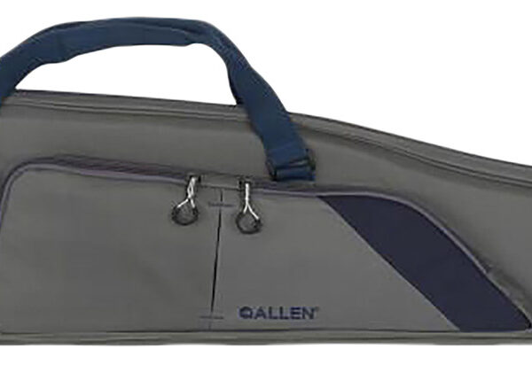 Allen 64250 Kenosha Rifle Case 50″ Gray Endura w/Indigo Trim, Foam Padding, Gusseted Accessory Pockets, Lockable Zippers & Adjustable Sling