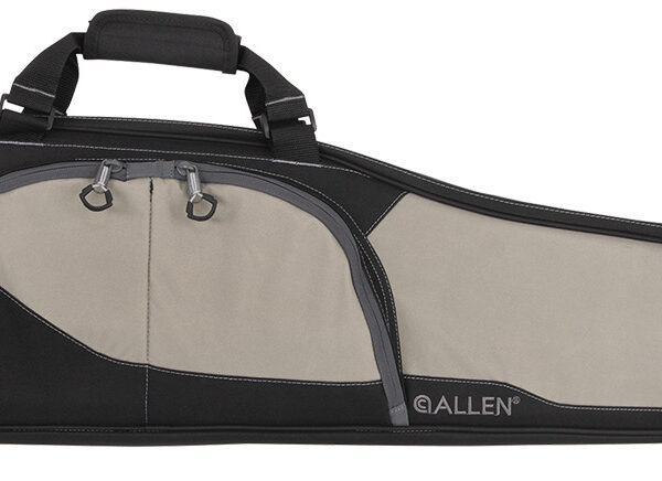 Allen 68246 Sawatch Rifle Case 46″ Black Endura w/Tan Accents, Foam Padding, Accessory Pockets, Lockable Zippers & Plush Tricot Lining