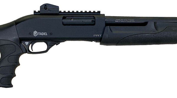 Citadel FRPAT1220 CDA Force Tactical Pump 12 Gauge 3+1 3″ 20″ Barrel, Steel Receiver, Matte Black Metal Finish, Optics Ready Picatinny Rail, Synthetic Pistol Grip Stock