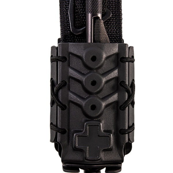 High Speed Gear 11TQK0BK Taco  Black Kydex, 2″ Belt Clip/MOLLE U-Mount, Compatible w/ Most Tourniquets