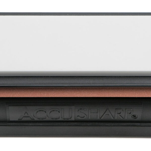 AccuSharp 025C Tri-Stone Deluxe Sharpening System Coarse, Medium, Fine Diamond, Alumina, Ceramic Sharpener Rubber Handle