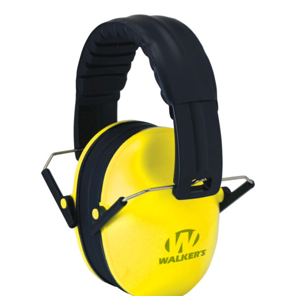 Walker’s GWPFKDMYL Baby & Kids Folding Muff 23 dB Over the Head Yellow/Black Polymer