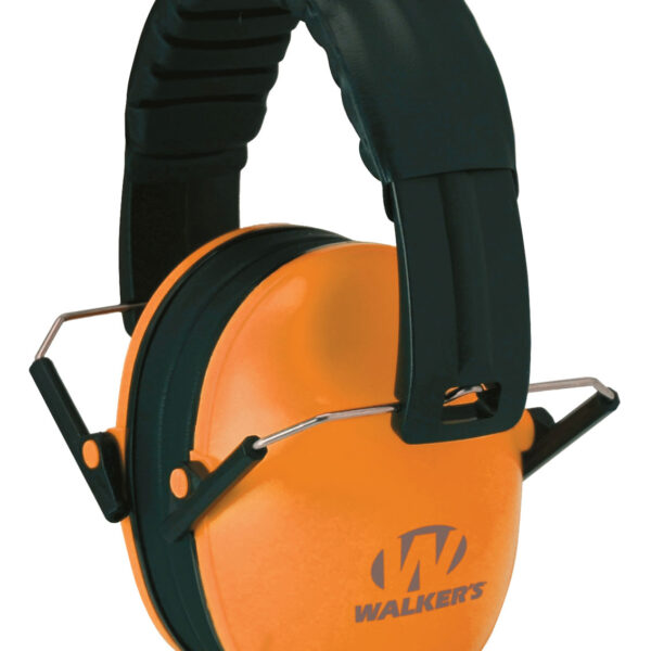 Walker’s GWPFKDMOR Baby & Kids Passive Muff 23 dB Over the Head Orange Polymer