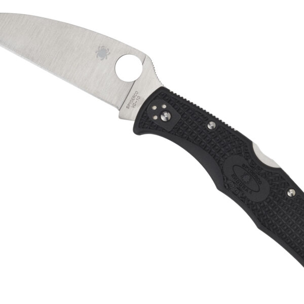 Spyderco C10FPWCBK Endura 4 Lightweight 3.78″ Folding Wharncliffe Plain VG-10 SS Blade Black Bi-Directional Texturing FRN Handle Includes Pocket Clip