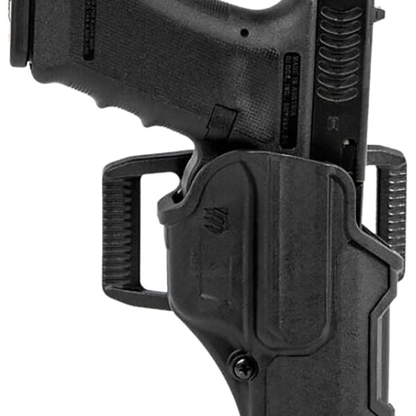 Blackhawk 410700BKR T-Series L2C Non-Light Bearing OWB Black Polymer Belt Slide Compatible w/Glock 17/22/31/34/41/47 Right Hand