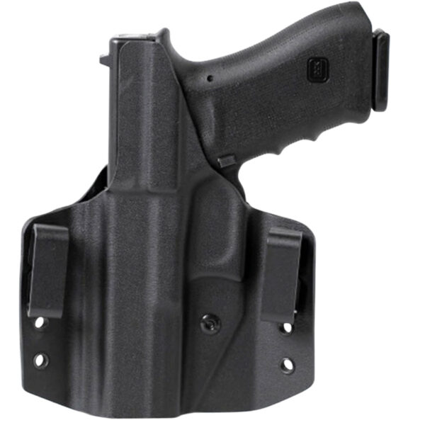 Uncle Mike’s 54CCW41BGR CCW Holster OWB Black Boltaron Belt Slide Fits Ruger SR/SR Compact Right Hand