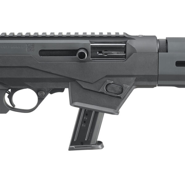 Ruger 29100 PC Charger  9mm Luger 6.50″ Threaded Barrel 17+1, Black Hard Coat Anodized Finish, Glass-Filled Polymer Chassis, Takedown Stock, 7075-T6 Aluminum Picatinny Rail, Optics Ready