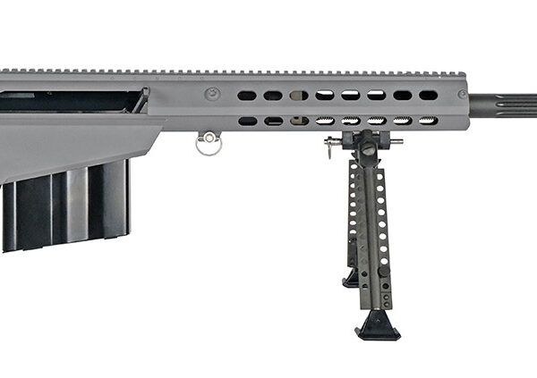 Barrett 18067 M107A1  50 BMG 29″ 10+1 Tungsten Gray Cerakote Tungsten Gray Fixed with Sorbothane Recoil Pad Stock Black Polymer Grip