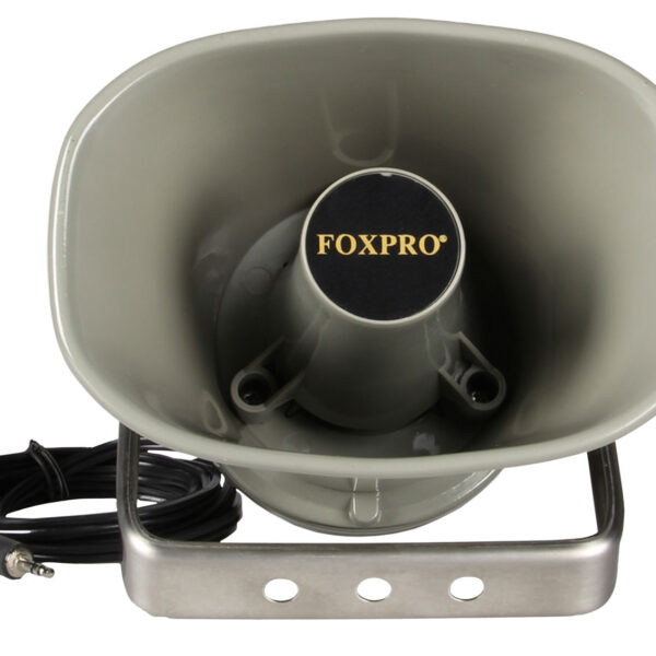 Foxpro SP60 External Speaker 8ft Speaker Cable, Mounting Bracket, 3.5mm Plug